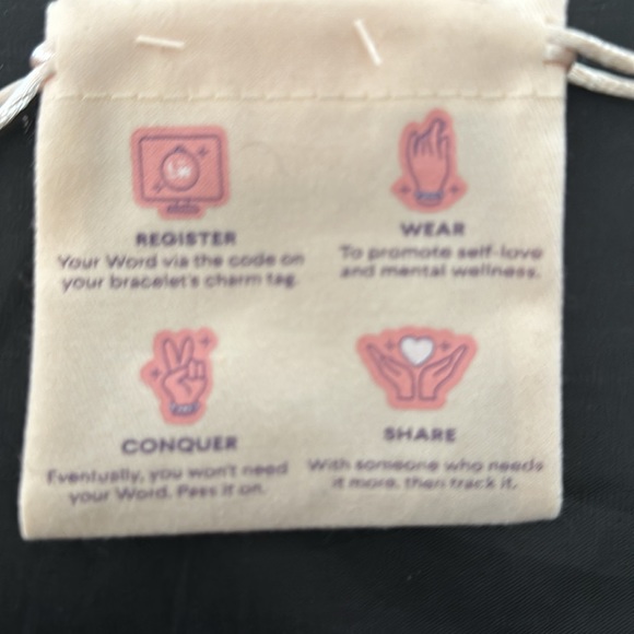 New Little words project bracelet “Believe” bracelet size Medium/Large NWT - Picture 5 of 7